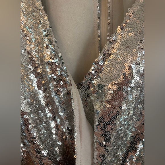 Anthropologie Lisabette Sequined Mini Dress S - Picture 6 of 7